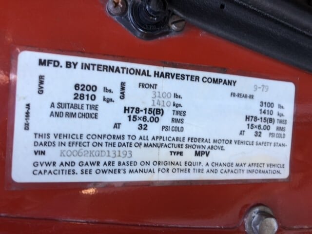 1980 International Scout II