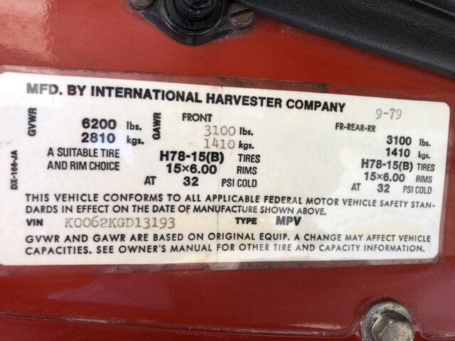 1980 International Scout II