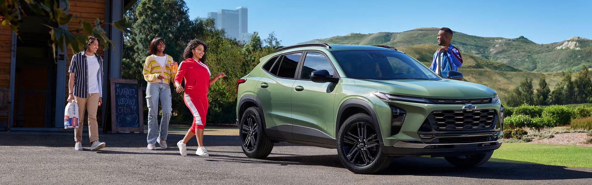 People Standing Around 2026 Chevrolet Trax Belfast, ME